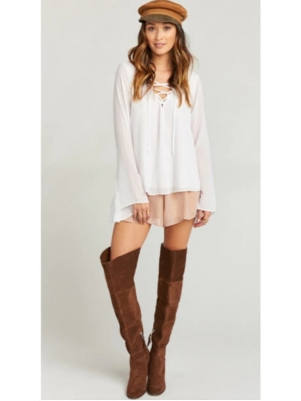 Steve Madden Brown Novela Suede Over the Knee Boots Size 7 - Picture 7 of 12